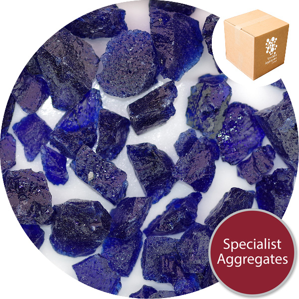 Enviro-Glass Gravel - Cobalt Blue